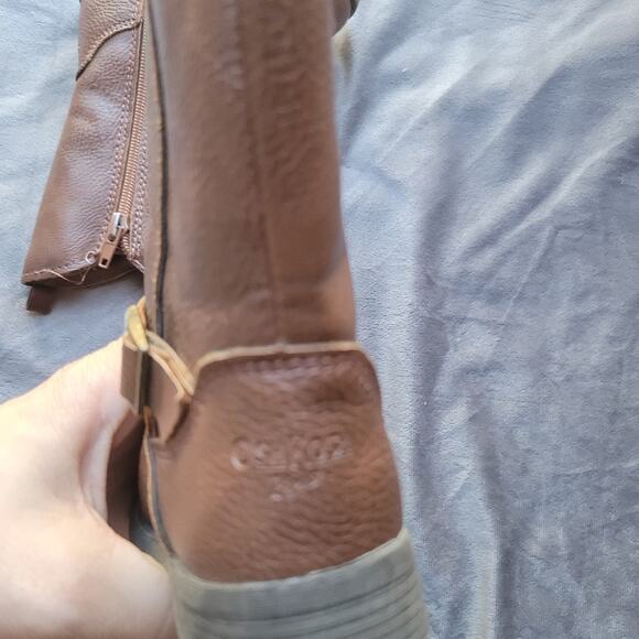 OshKosh BGosh Lumi Riding Boot Equestrian Little Girl 5 Faux Leather Zip Up Shoe - Picture 4 of 9